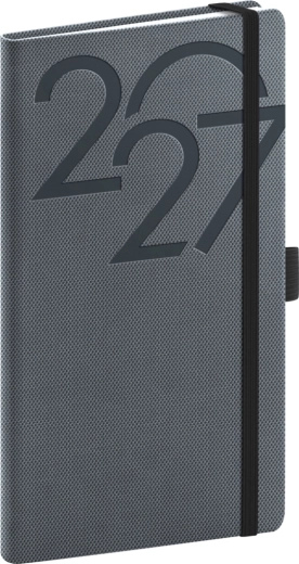 Notique kapesní diář Ajax 2027 černý 9 × 15,5 cm