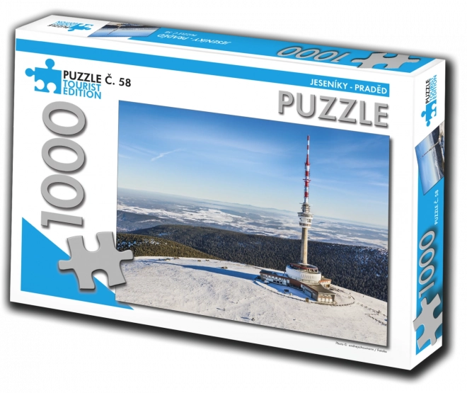 Puzzle Jeseníky, Praděd 1000 dílků – turistická edice