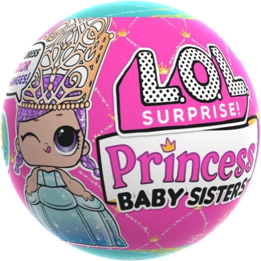 L.O.L. Surprise Princess Baby Sisters překvapivá koule - 1 kus