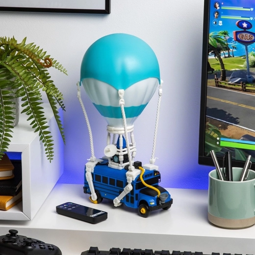 Fortnite světlo Battle bus s RGB podsvícením a držákem na sluchátka
