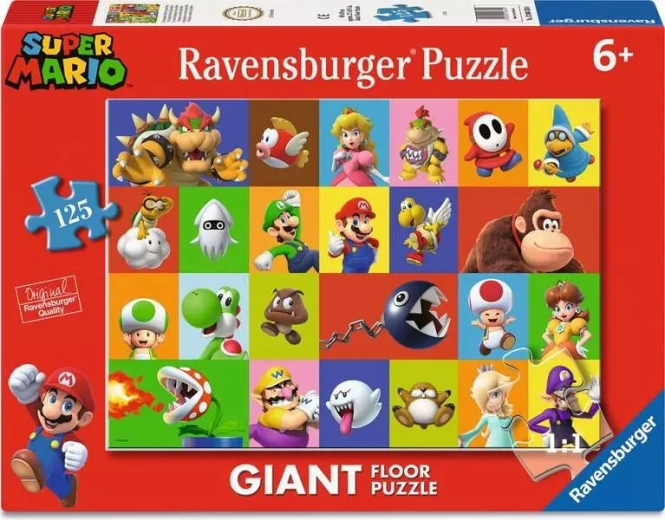 Ravensburger obrovské podlahové puzzle Super Mario (125 dílků)