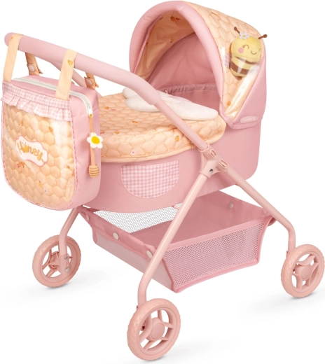 DeCuevas můj první kočárek pro panenky s taškou Honey 2026 – 56 cm