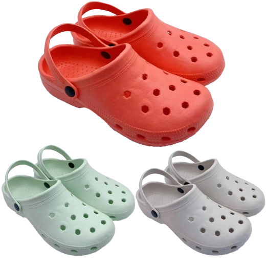 Zahradní pantofle z EVA pěny s větráním a patním páskem