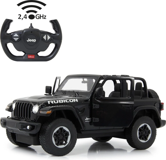 Jamara Jeep Wrangler JL RC auto 1:14 černé 2,4 GHz s otevíracími dveřmi