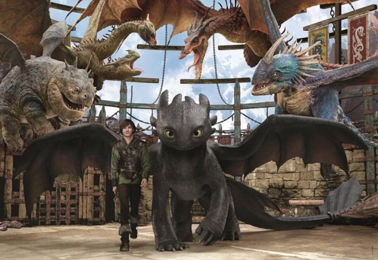 Clementoni puzzle Jak vycvičit draka – Tým, 104 dílků