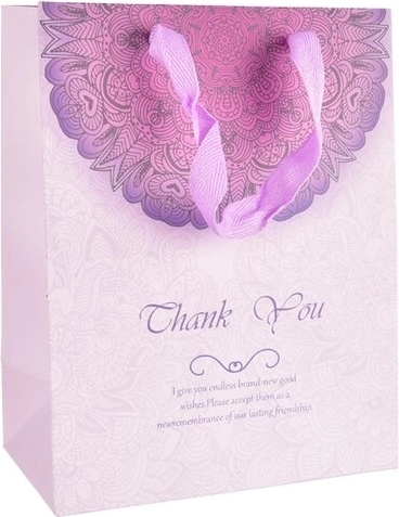 Dárková taška Thank You 14 × 7 × 15 cm