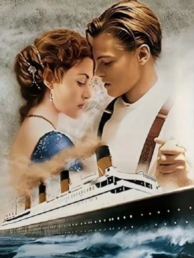 Norimpex diamantové malování Titanic: Jack a Rose 30 × 40 cm
