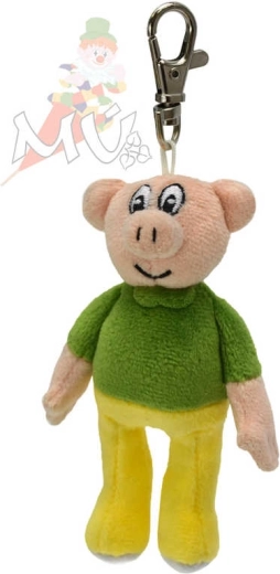 Moravská ústředna přívěšek Čtyřlístek Bobík 12 cm s karabinou - 1 kus