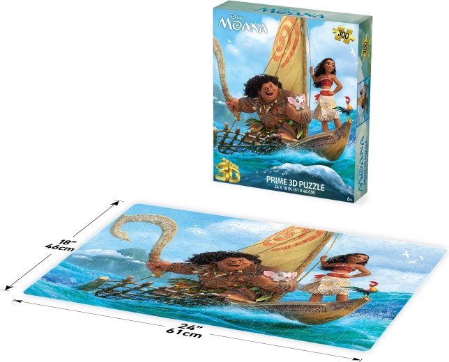 3D puzzle Moana 300 dílků