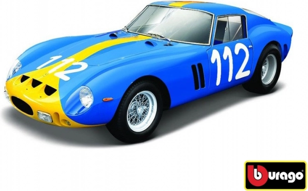 Bburago model auta 1:24 Ferrari 250 GTO modrá