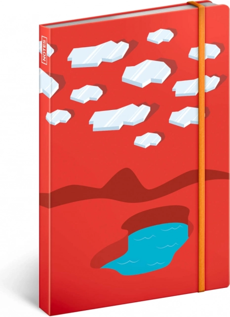 Zápisník Ice Surfers s pevnou vazbou