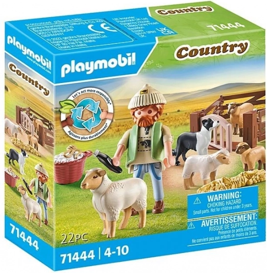 Set s figurkami PLAYMOBIL Mladý bača s ovcemi