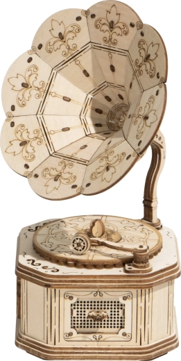 ROBOTIME Rolife 3D dřevěné puzzle Gramofon