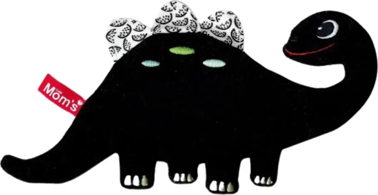 Kontrastní šusticí plyšový dinosaurus pro miminka 0+ Mom’s Care