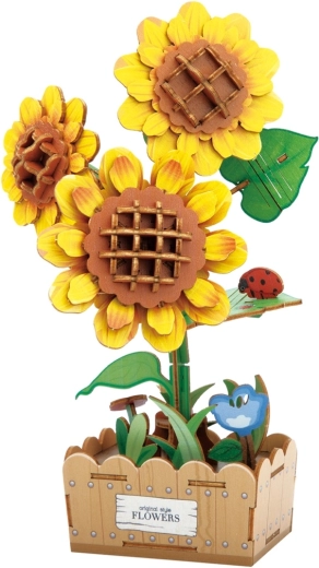 2Kids Toys 3D dřevěná skládačka slunečnice