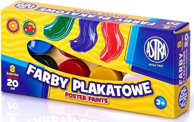 Temperové barvy ASTRA 8×20 ml