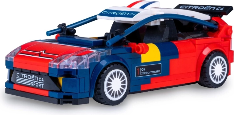 Stavebnice CaDA Citroën C4 WRC 2008 v měřítku 1:24