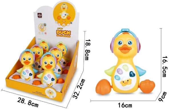 Hrající kachnička se světlem a zvukem