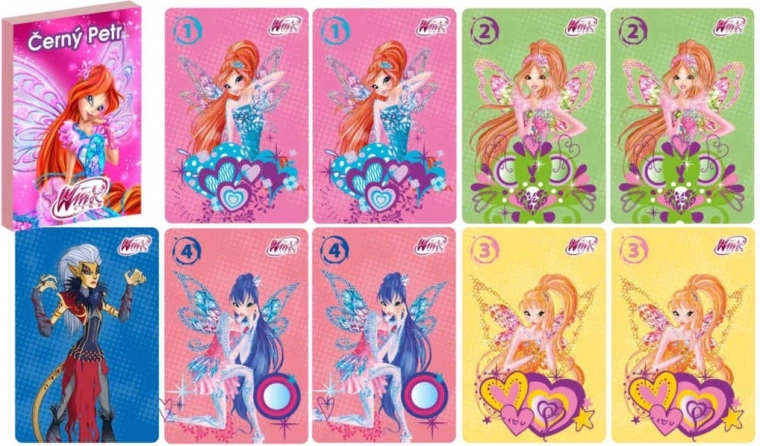 Karetní hra Černý Petr Winx Club