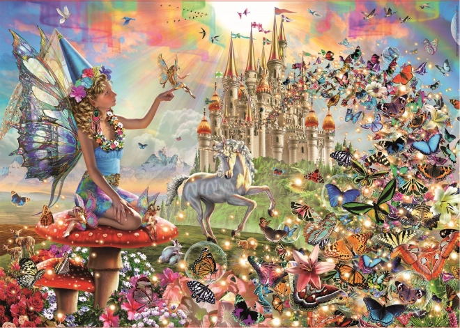 Educa puzzle Víla a motýli 500 dílků