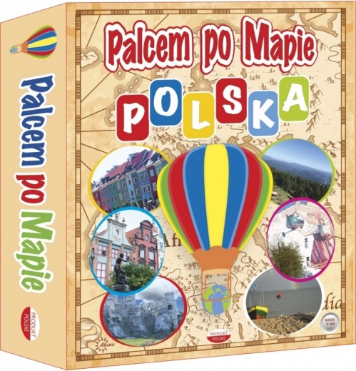 Palcem po mapě – Polsko vzdělávací desková hra
