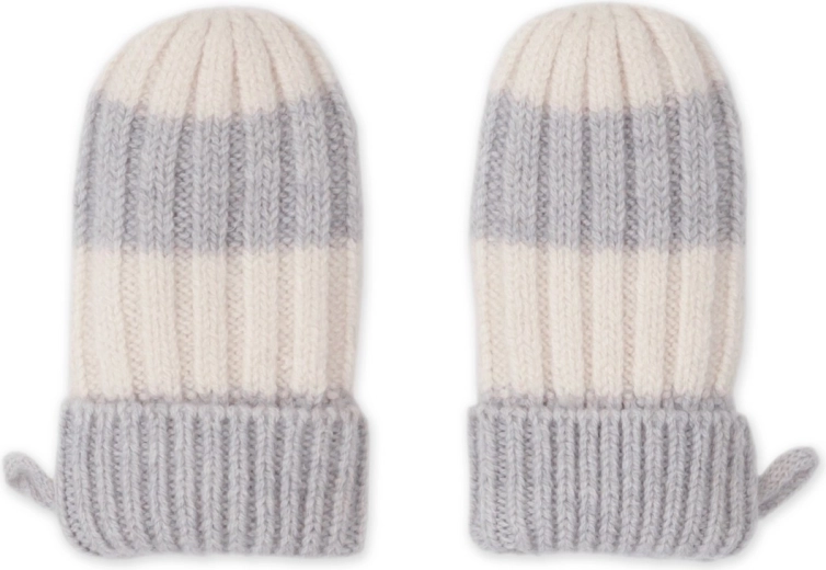 Lodger rukavice stripe merino storm (0–12 měsíců)