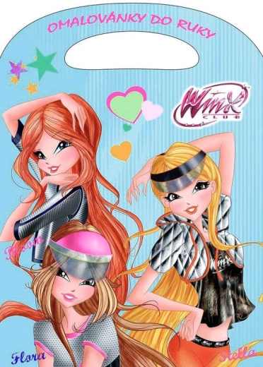 Omalovánky do ruky A4 Winx Club Fashion