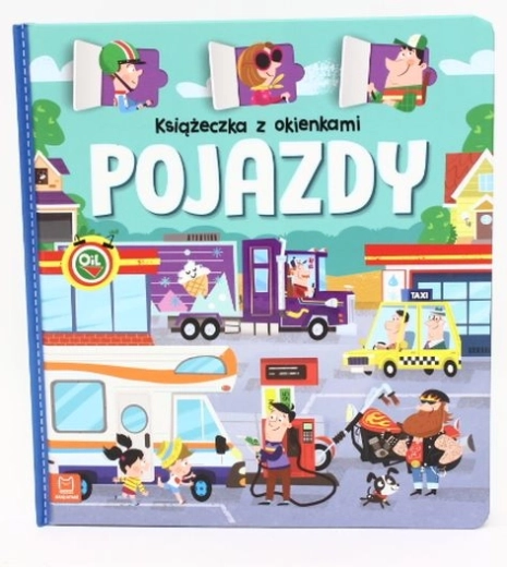 Knížka s otevíracími okénky Vozidla