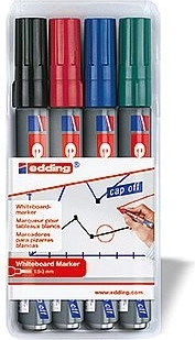 Popisovače na bílé tabule Edding 250 – sada 4 ks