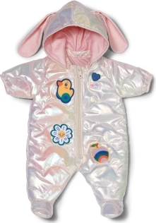 Baby born zimní kombinéza krémová pro panenku 43 cm