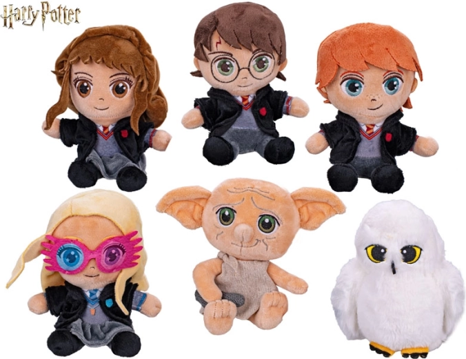 Plyšová postavička Harry Potter sedící 16 cm (assort 6 druhů)