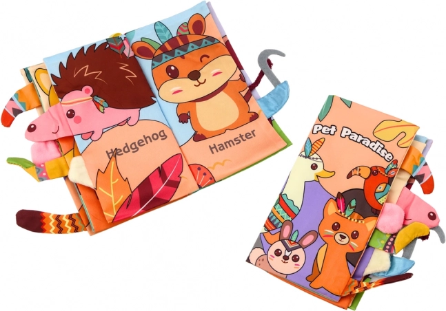 Měkká vzdělávací šustící knížka – lesní zvířátka