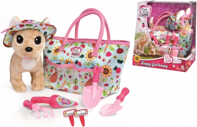 Hračka pejsek Chi Chi Love Šťastná zahradnice