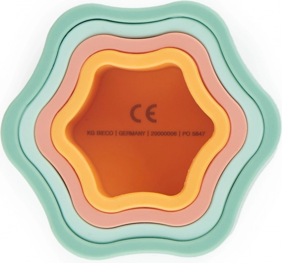 silikonová stohovací květina tropical vibe od bieco