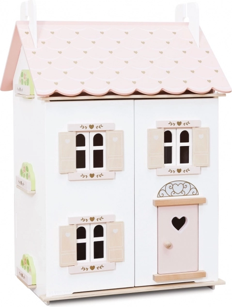 Dřevěný domeček pro panenky Rose Heart LE TOY VAN