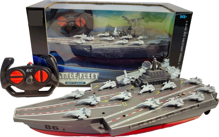R/C vojenská letadlová loď Battle Fleet 1:16