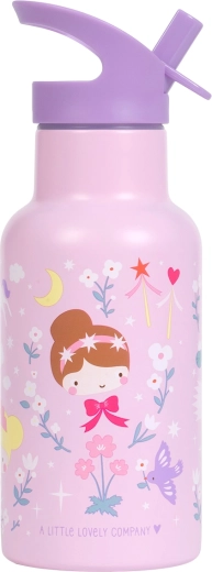 A Little Lovely Company nerezová láhev na pití princezny 350 ml