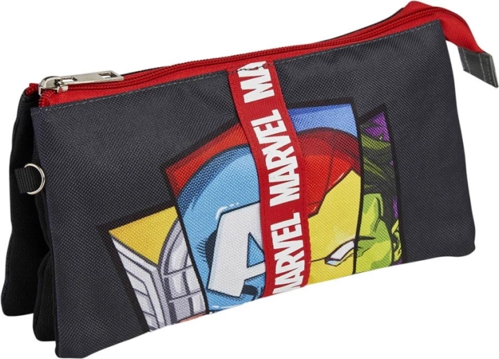 Marvel Avengers penál se 3 přihrádkami