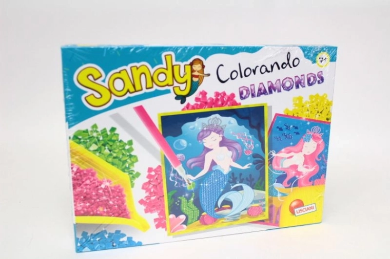 Lisciani Sandy Colorando Colorando Diamonds – diamantová mozaika mořské panny