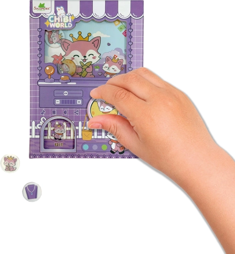 Chibi svět gashapon zápisník liška - 1 kus