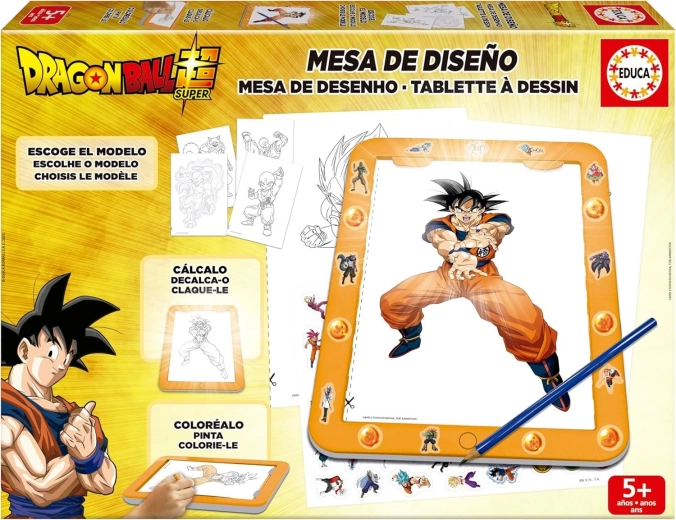 Kreativní sada se svíticí podložkou DRAGON BALL EDUCA