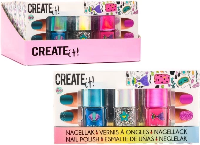 CREATE IT! lak na nehty Mermaid - 3 ks