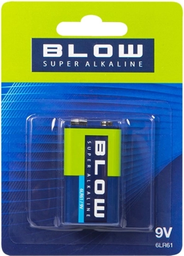 BLOW super alkalická baterie 9V (6LR61/6F22) - 1 kus