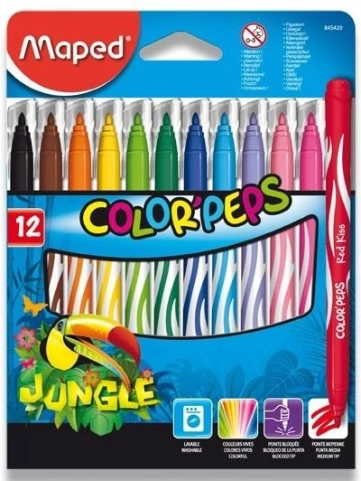 Fixy Maped Color'Peps Jungle 12 ks