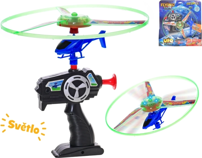 Vystřelovací disk 25 cm s bateriovým mechanismem