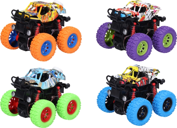 Terénní auto na setrvačník 9,5 cm - 1 kus