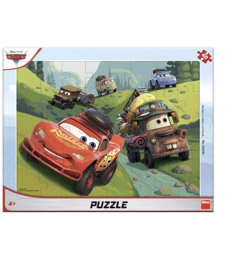 Dětské puzzle Cars: Dobrodruzi 40 dílků