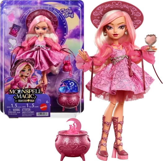 Monster High moonspell high carina song panenka 26 cm s doplňky