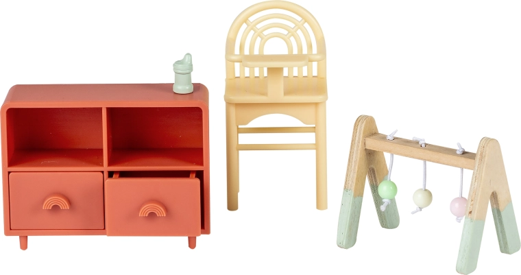 Lundby sada nábytku do dětského pokoje pro domeček pro panenky
