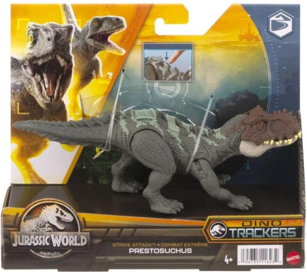 Dinosauří figurka s útočným mechanismem JURASSIC WORLD DINO TRACKERS